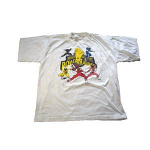 Vintage 90s Power Rangers Sz M Single Stitch RARE